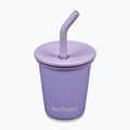 Tazza KLEAN KANTEEN Steel Straw Lid 296 ml paisley purple