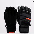 Guanto da sci Reusch Storm R-TEX XT nero/nero melange/rosso fuoco 7