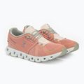 Scarpe da corsa da donna On Cloud 5 rose/shell 4