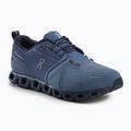 Scarpe da corsa On Cloud 5 Waterproof metal/navy da uomo