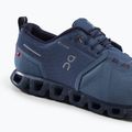 Scarpe da corsa On Cloud 5 Waterproof metal/navy da uomo 8