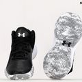 Under Armour GS Jet '21 nero/bianco scarpe da basket per bambini 10