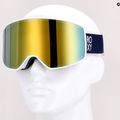 Occhiali da snowboard da donna ROXY Storm Peak Chic bianco brillante 7
