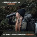 Bachgold Selfpress Waterfilter bottiglia da viaggio 500 ml nero 3