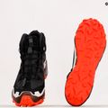 Scarpe da trekking da uomo Salomon Cross Hike MID GTX 2 nero/cioccolato amaro/rosso fuoco 14