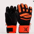 Guanto da sci Reusch Worldcup Warrior Prime R-TEX XT per bambini nero/rosso fluo 9