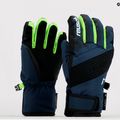 Guanti da sci da bambino Reusch Duke R-TEX XT nero/blu/verde neon 6