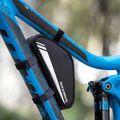 Rockbros B55-BK 0,7 l nero borsa per telaio di bicicletta 6