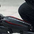 Rockbros B62-1 Borsa per telaio di bicicletta nera da 3 l 4