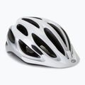 Casco da bicicletta Bell Traverse bianco/argento lucido