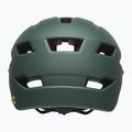 Casco da bici per bambini Bell Sidetrack Integrated MIPS verde scuro/arancio opaco 3