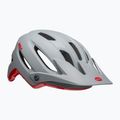 Casco da bici Bell 4Forty Integrated MIPS grigio lucido opaco/cremisi