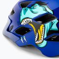 Casco da bici per bambini Bell Sidetrack T-Rex blu opaco 7