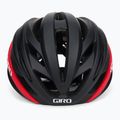 Casco da bicicletta Giro Syntax nero opaco/rosso brillante 2