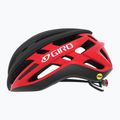 Casco da bicicletta Giro Agilis nero opaco rosso brillante 8