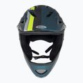 Casco da bici Bell Sanction blu opaco/hi-viz 2