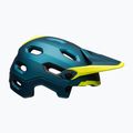 Bell FF Super DH MIPS Spherical casco da bici lucido opaco blu/hiviz 3