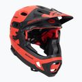 Bell casco bici FF Super DH MIPS Spherical fasthouse opaco lucido rosso/nero