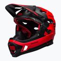 Bell casco bici FF Super DH MIPS Spherical fasthouse opaco lucido rosso/nero