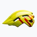 Casco da bici per bambini Bell Sidetrack II strike gloss hiviz/red 2