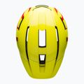 Casco da bici per bambini Bell Sidetrack II Jr lucido hi-viz/rosso 4