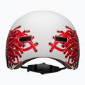 Casco da bici Bell Local bianco opaco/occhielli 4