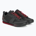 Scarpe da ciclismo Giro Tracker Fastlace nero/rosso brillante da uomo con piattaforma 3