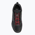 Scarpe da ciclismo Giro Tracker Fastlace nero/rosso brillante da uomo con piattaforma 6