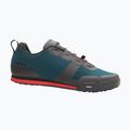 Scarpe da ciclismo Giro Tracker Fastlace da uomo con piattaforma blu/rosso brillante