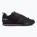 Scarpe da ciclismo con zeppa da donna Giro Tracker Fastlace nero/viola 2