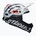 Casco bici Bell FF Super DH MIPS Spherical fasthouse opaco lucido nero/bianco 2