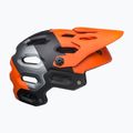 Casco da bici Bell Full Face Super 3R MIPS arancio opaco/nero 3