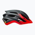 Casco da bici Bell Drifter Integrated MIPS grigio lucido opaco/infrarossi 2