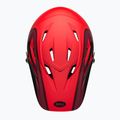 Casco da bici Bell Sanction rosso/nero opaco 5