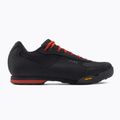 Scarpe da ciclismo MTB da uomo Giro Rumble VR nero/rosso brillante 2