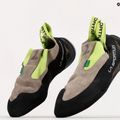 La Sportiva Cobra Eco scarpetta da arrampicata marrone falco/verde mela 11