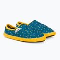 Nuvola Classic Pantofole invernali per bambini stampate in blu scintillante 4