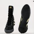 adidas Box Hog 4 scarpe da boxe nero e oro GZ6116 12