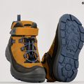 KEEN Redwood Mid WP, scarponcini da trekking junior in oro scuro/indaco antico 15