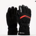 Guanto da sci Reusch Manni GTX nero/bianco/rosso fuoco 8
