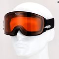 Occhiali da sci Alpina Nakiska nero opaco/arancio 10