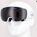 Occhiali da sci Alpina Double Jack Mag Q-Lite bianco lucido/nero specchiato 13