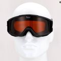Occhiali da sci Alpina Piney per bambini nero/rosa opaco/arancio 10