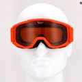 Occhiali da sci Alpina Piney zucca opaca/arancio per bambini 10