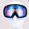 POC Fovea Clarity Photochromic nero uranio/clarity photo rosa chiaro/blu cielo occhiali da sci 11