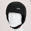 Casco da sci UVEX Wanted nero opaco 15