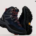 Stivali da trekking Jack Wolfskin da donna Rebellion Guide Texapore Mid blu/corallo 10