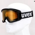 UVEX occhiali da sci G.gl 3000 P nero opaco/polavision marrone chiaro 7
