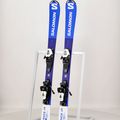 Sci da discesa per bambini Salomon S/Race Jr. + attacchi C5 race blu/bianco 16
