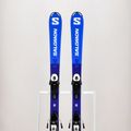 Sci da discesa per bambini Salomon S/Race M Jr. + attacchi L6 race blu/bianco 15